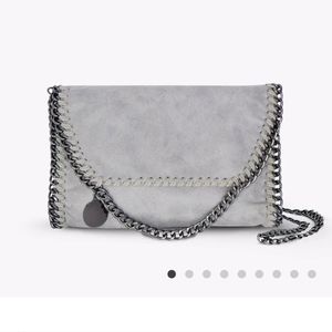 COPY - VEGAN WAREHOUSE| Womens Alicia Crossbody bag,shimmering grey metallic